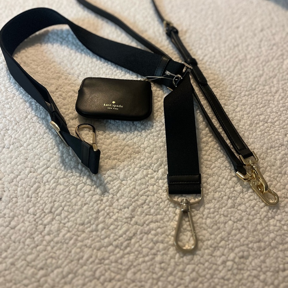 Authentic Kate Spade Black and Cream Floral Crossbody Bag - Picture 16 of 16